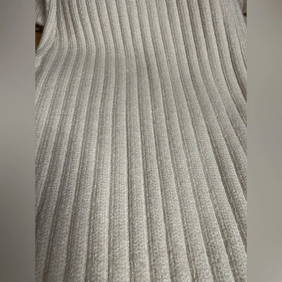 NWT GUIZIO- Thalia Rib Lounge Pants in Color Ivory. Size L - Picture 9 of 9